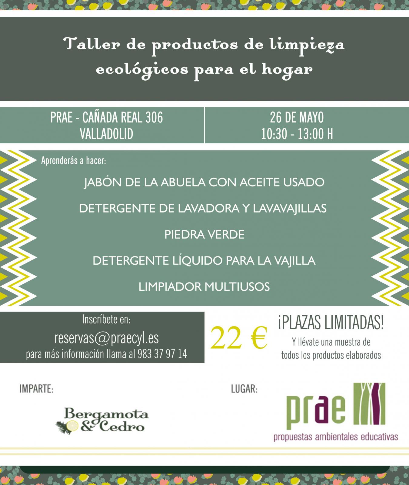 Taller de productos de limpieza ecológicos